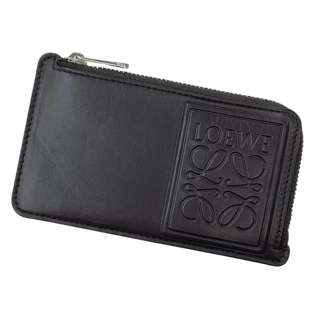 Loewe Fragment Case Card Coin Dark Brown